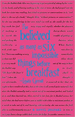 A Novel Journal: Alice's Adventures in Wonderland (Compact)